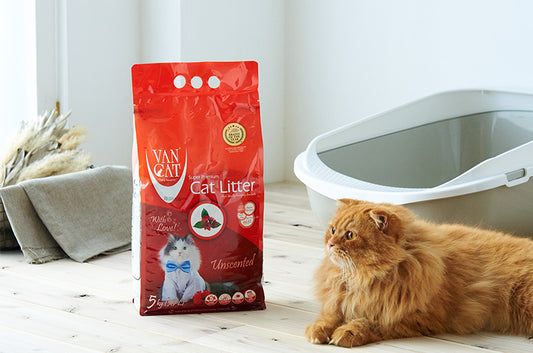 人気のトルコ産猫砂『VAN CATシリーズ』より、無香料タイプが登場しました!