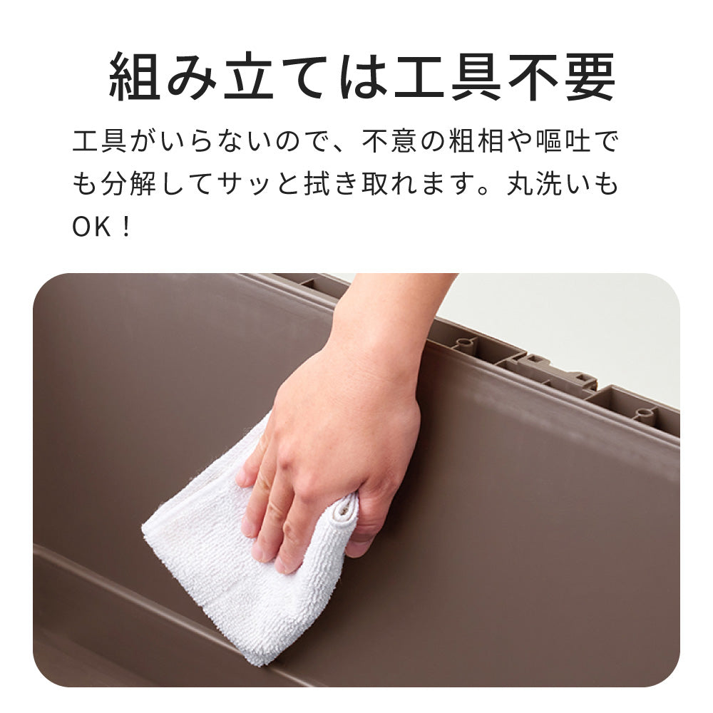 【オータムセール全品5%OFF~10/13】 ペットケンネル・ファーストクラス トップオープン / クリア(L60T)