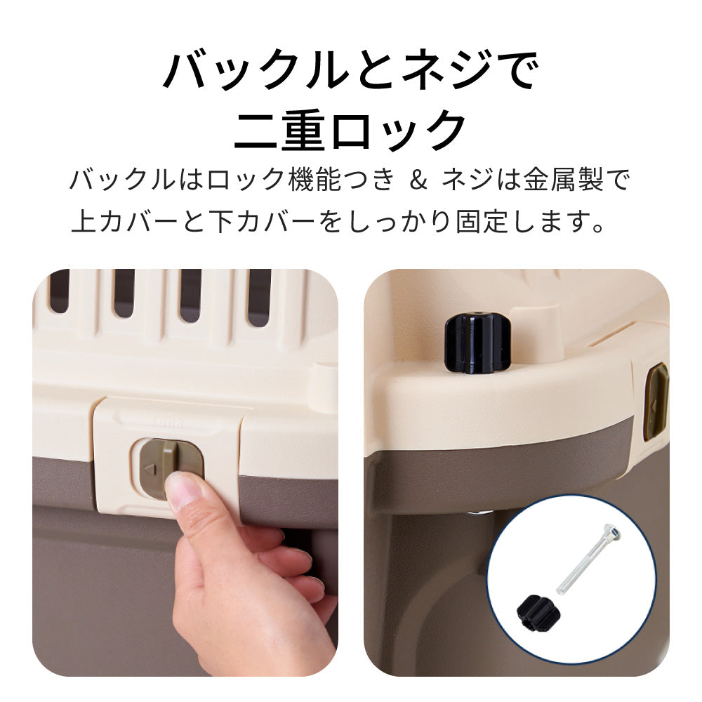 【オータムセール全品5%OFF~10/13】 ペットケンネル・ファーストクラス トップオープン / クリア(L60T)