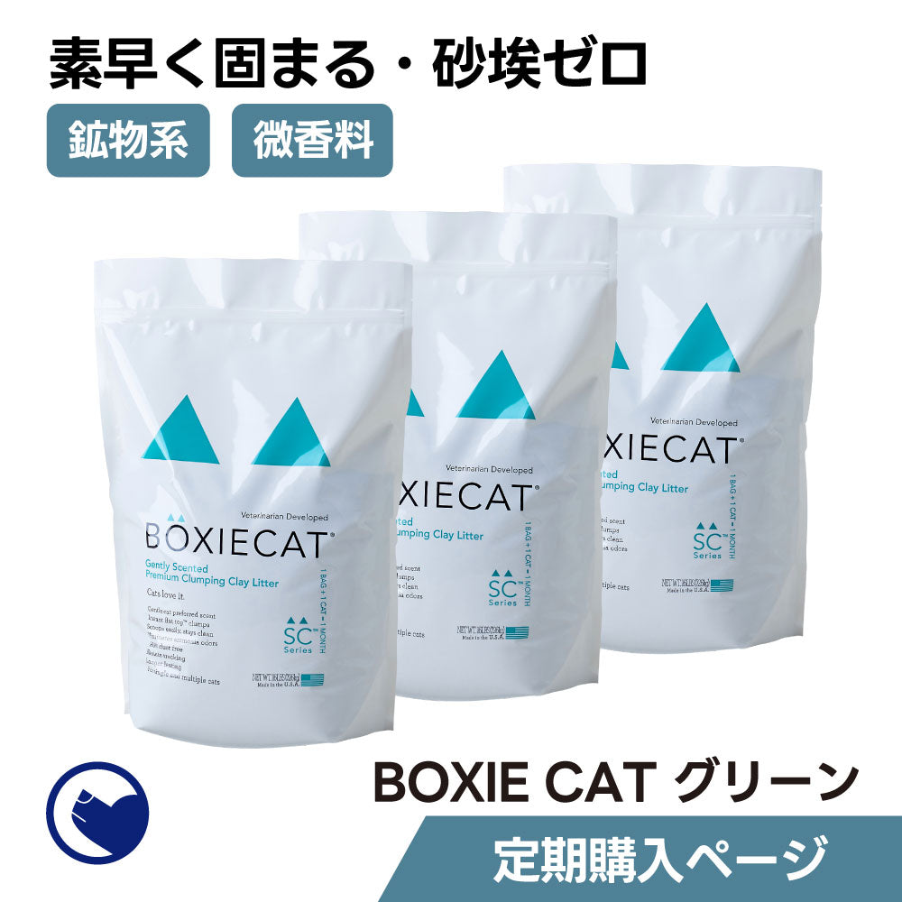 【定期購入/初回限定30%OFF】BOXIECAT グリーン(3個お届けコース)