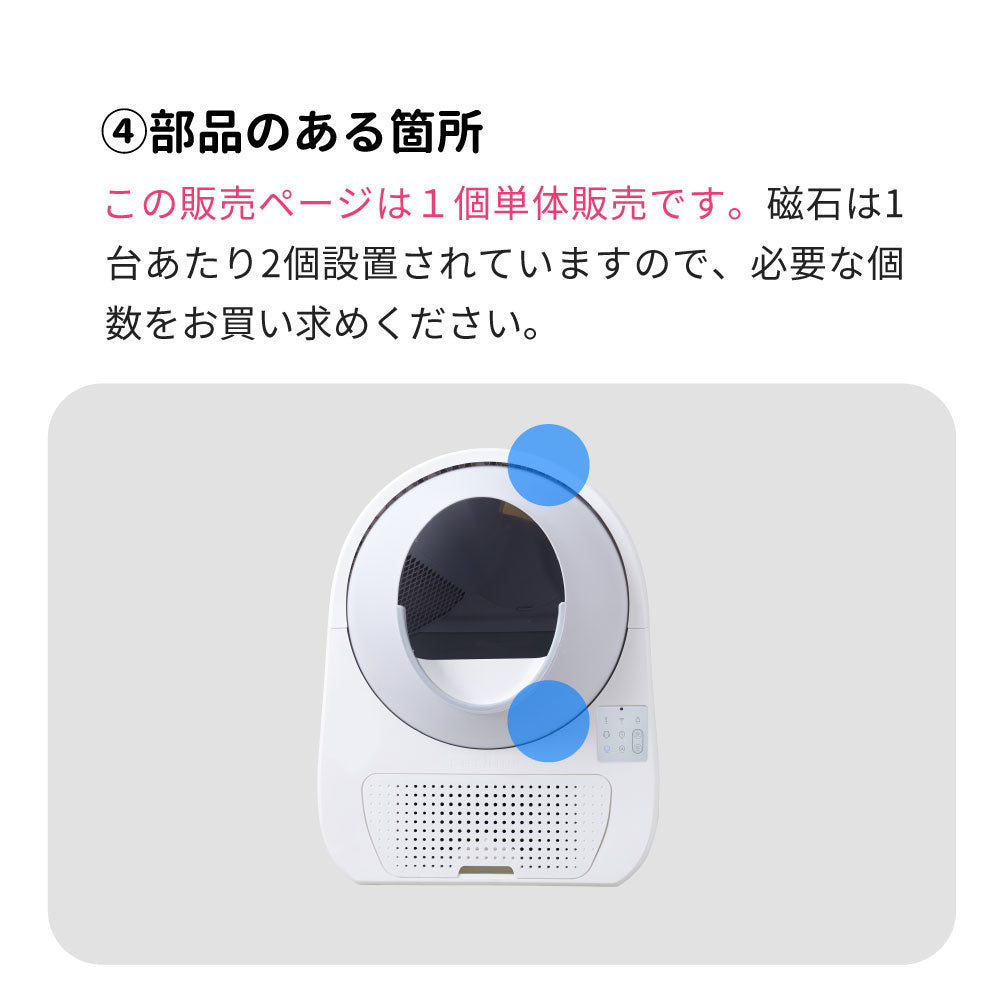 CATLINK SCOOPER用 ドーム用磁石