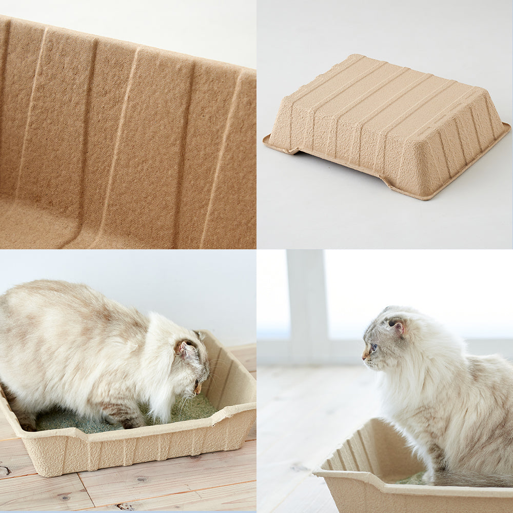 【ハロウィンセール開催中~11/3】 紙の猫トイレ ECO CAT TRAY(エコキャットトレー) 3枚組
