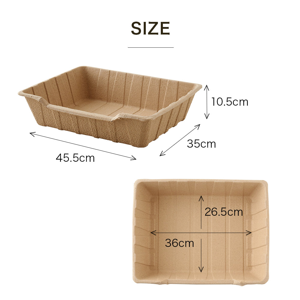 【ハロウィンセール開催中~11/3】 紙の猫トイレ ECO CAT TRAY(エコキャットトレー) 3枚組