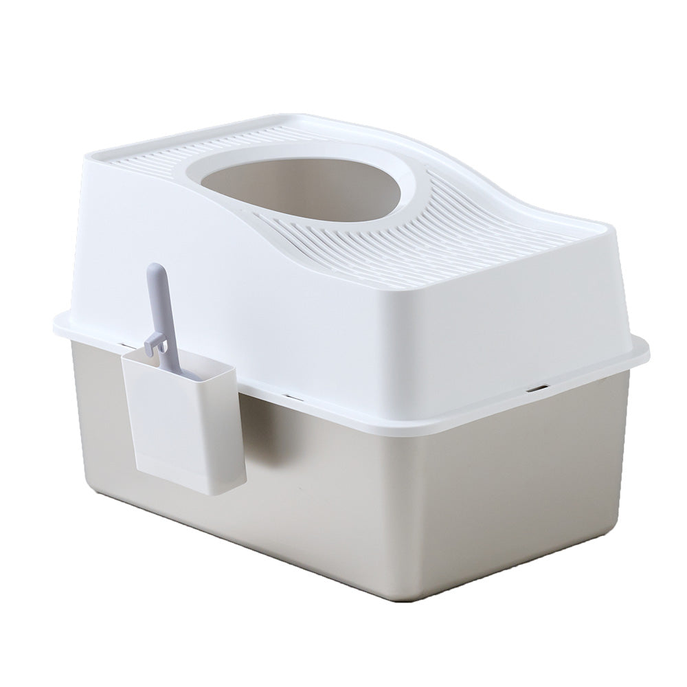【オータムセール全品5%OFF~10/13】 ステンキャットトイレ トップオープン