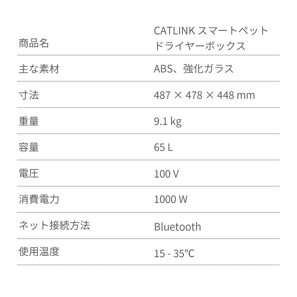 ボックス型ドライヤー CATLINK SMART PET DRYER BOX (スマートペットドライヤーボックス)