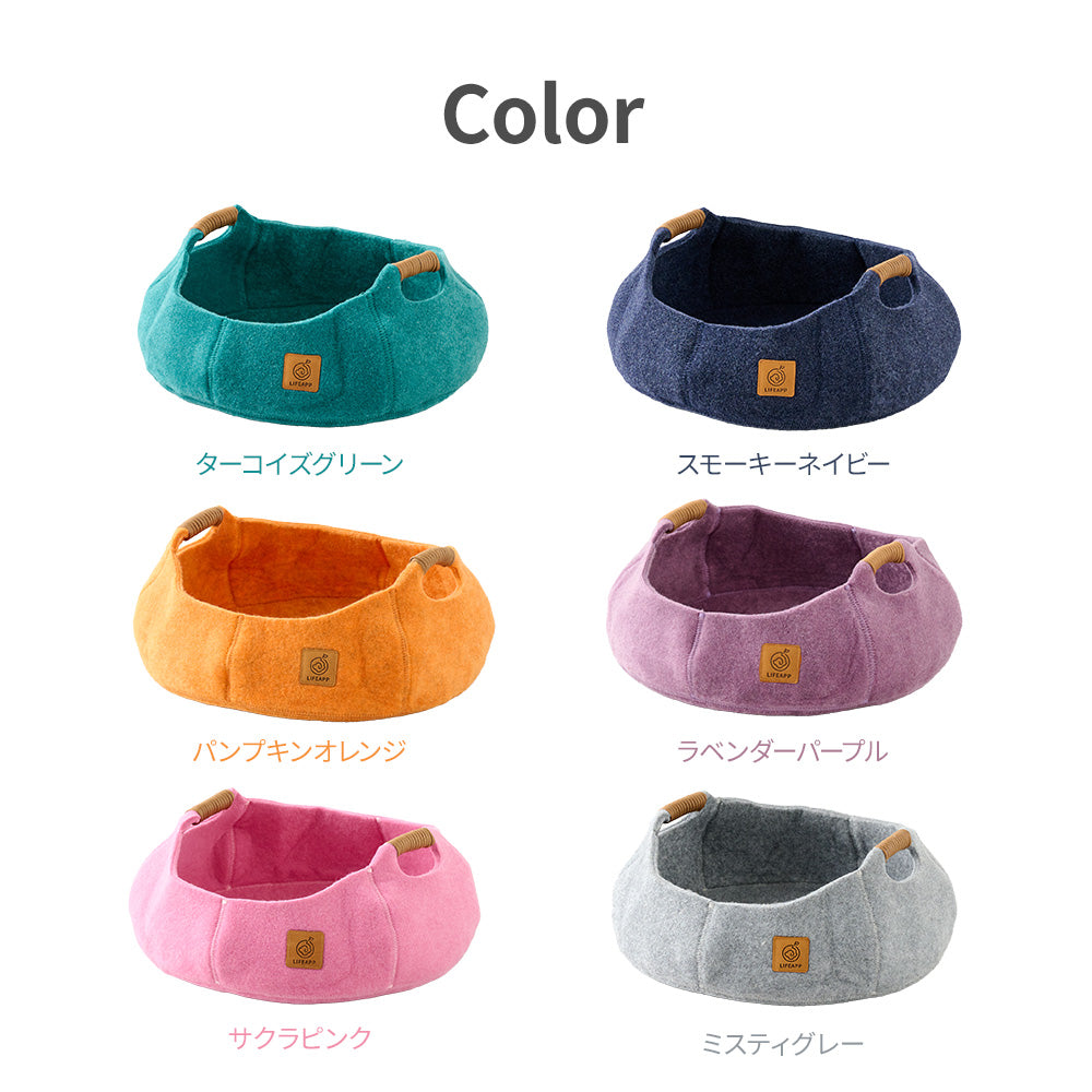【新商品予約割15%OFF! 9月下旬入荷予定】フェルトキャットベッドCOHALU(コハル)