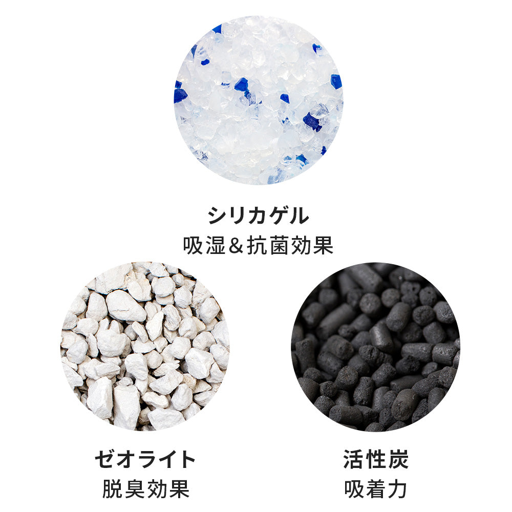 【猫砂メガセット】クリスタルブレンドサンド(4.0kg) 24袋