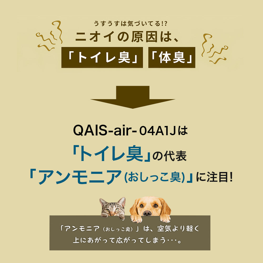 除菌脱臭機 SUNSTAR QAIS -air- 04A1J