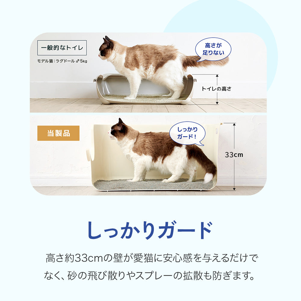 【オータムセール全品5%OFF~10/13】 【猫砂4袋プレゼント中!!】TALL WALL BOX スクエア