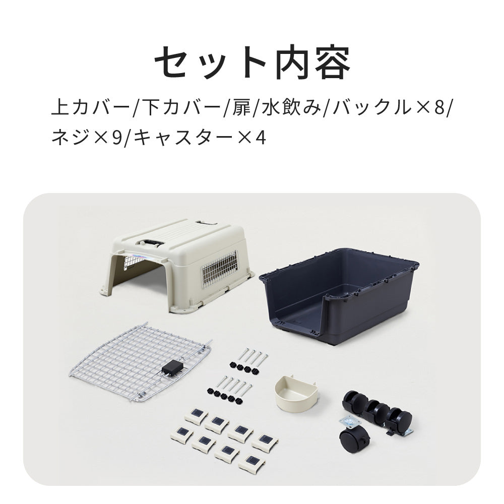 【オータムセール全品5%OFF~10/13】 ペットケンネル・ファーストクラス(L80)キャスター付