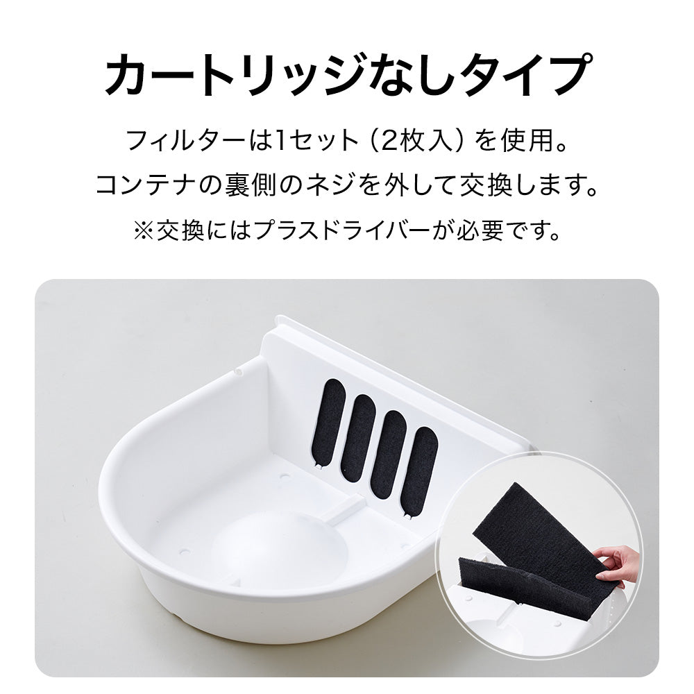 【オータムセール全品5%OFF~10/13】 CATLINK SCOOPER 専用活性炭フィルター 1セット