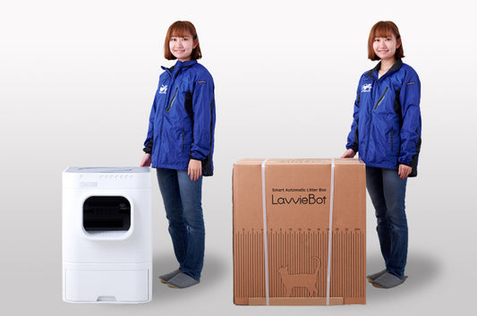 自動猫トイレ Lavvie Bot S (ラビィボット S)の開梱設置サービス