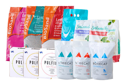 猫砂の固まり方比較ページができました！