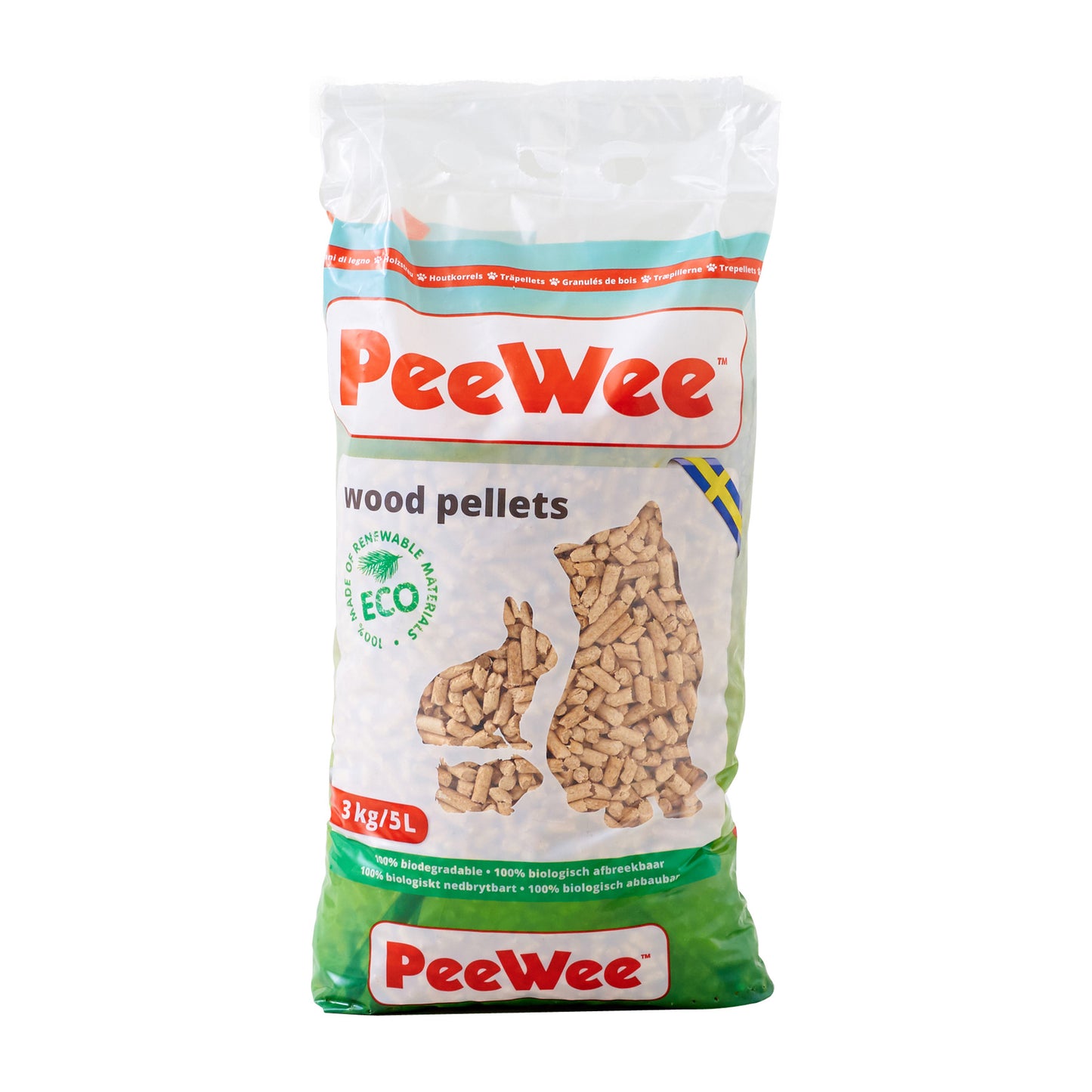 (定期便なら10%OFF) PeeWee 木製ペレット(2.8kg) 送料無料対象商品[一部地域を除く]
