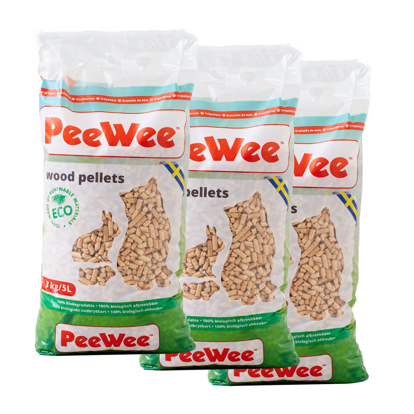 (定期便なら10%OFF) PeeWee 木製ペレット(2.8kg) 送料無料対象商品[一部地域を除く]