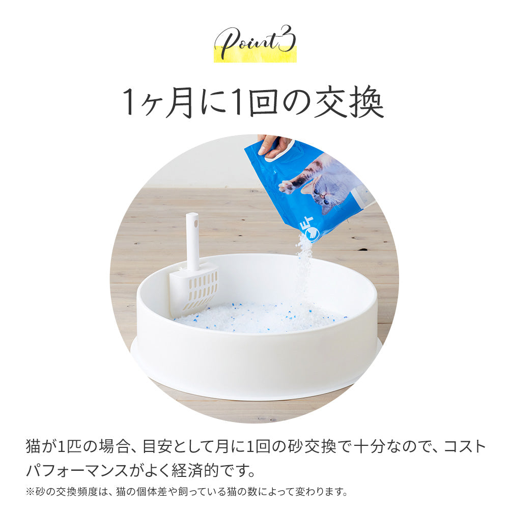 クリスタルシリカサンド 3.8L(1.5kg) (定期便なら10%OFF) 送料無料対象