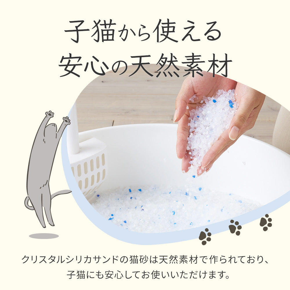 クリスタルシリカサンド 3.8L(1.5kg) (定期便なら10%OFF) 送料無料対象