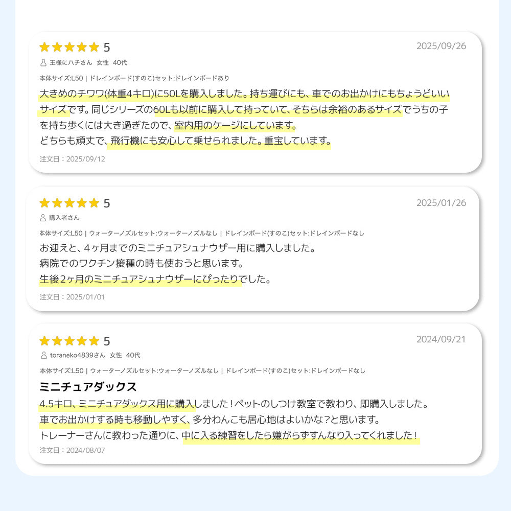 ペットケンネル・ファーストクラス（L50）