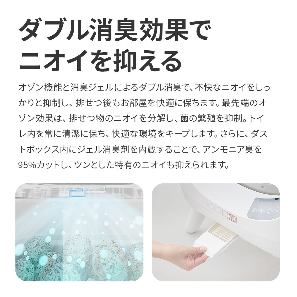 【予約販売12月上旬入荷予定】自動猫トイレ CATLINK SCOOPER OPEN-X