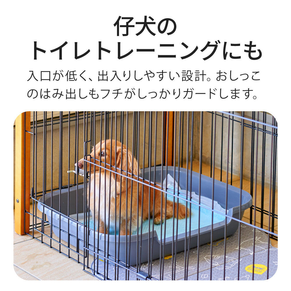 仔犬やダックスフンドにロータイプ室内犬用トイレ Kitty and Puppy Pan for DOG（L） – OFT STORE