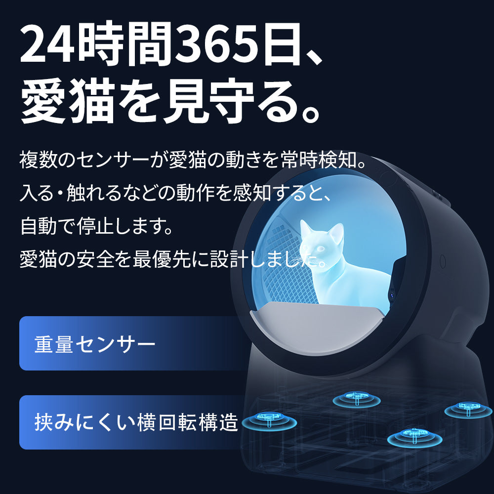 【予約販売10％OFF 6月中～下旬頃入荷!!】自動猫トイレ SCOOP ROBOT PRO