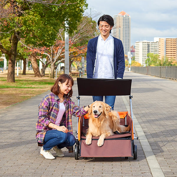 業界最大級の大きさで去年7月購入２回使用!OFT 介護カート　大型犬カート　シニア犬や病気をお助け!