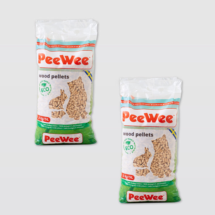 PeeWee 木製ペレット（2.8kg/2個セット）送料無料対象商品[一部地域を除く]